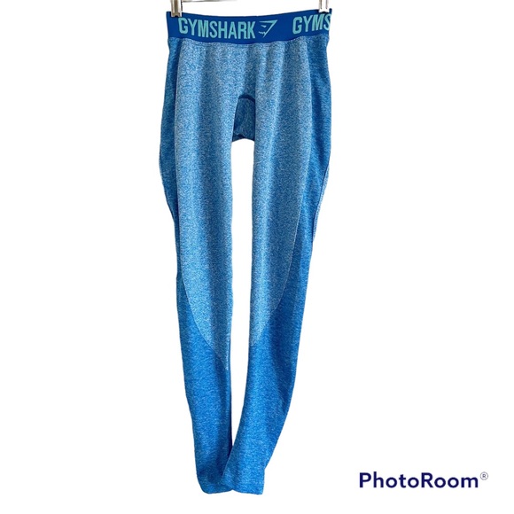 Gymshark Blue Flex Leggings Lowrise Full Length - Picture 2 of 15